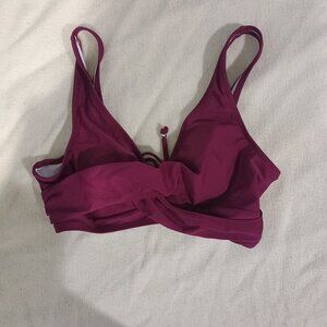Berry colour bikini top - large